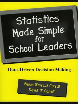 cover image of Statistics Made Simple for School Leaders